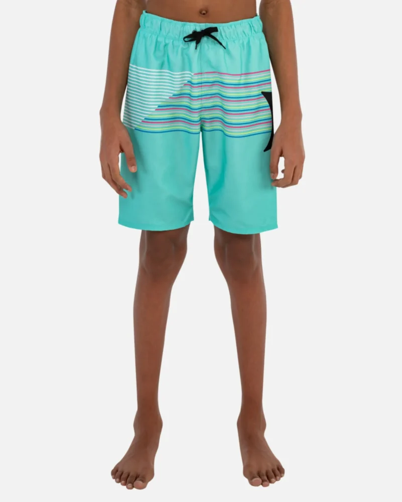 boys slash pull on swim shorts