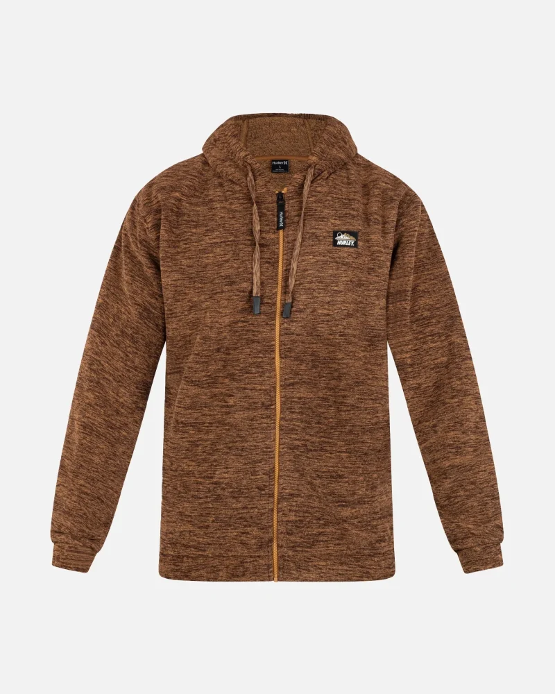 canyon burrito full zip fleece jacket