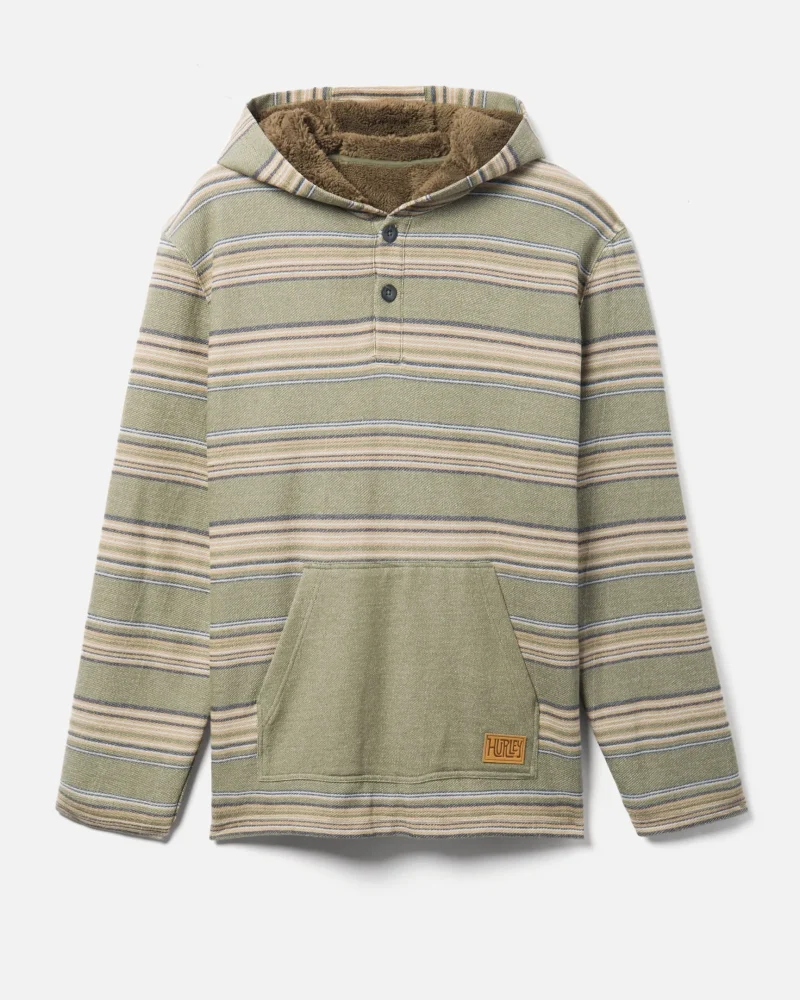 cozy surf hoodie poncho with sherpa lining