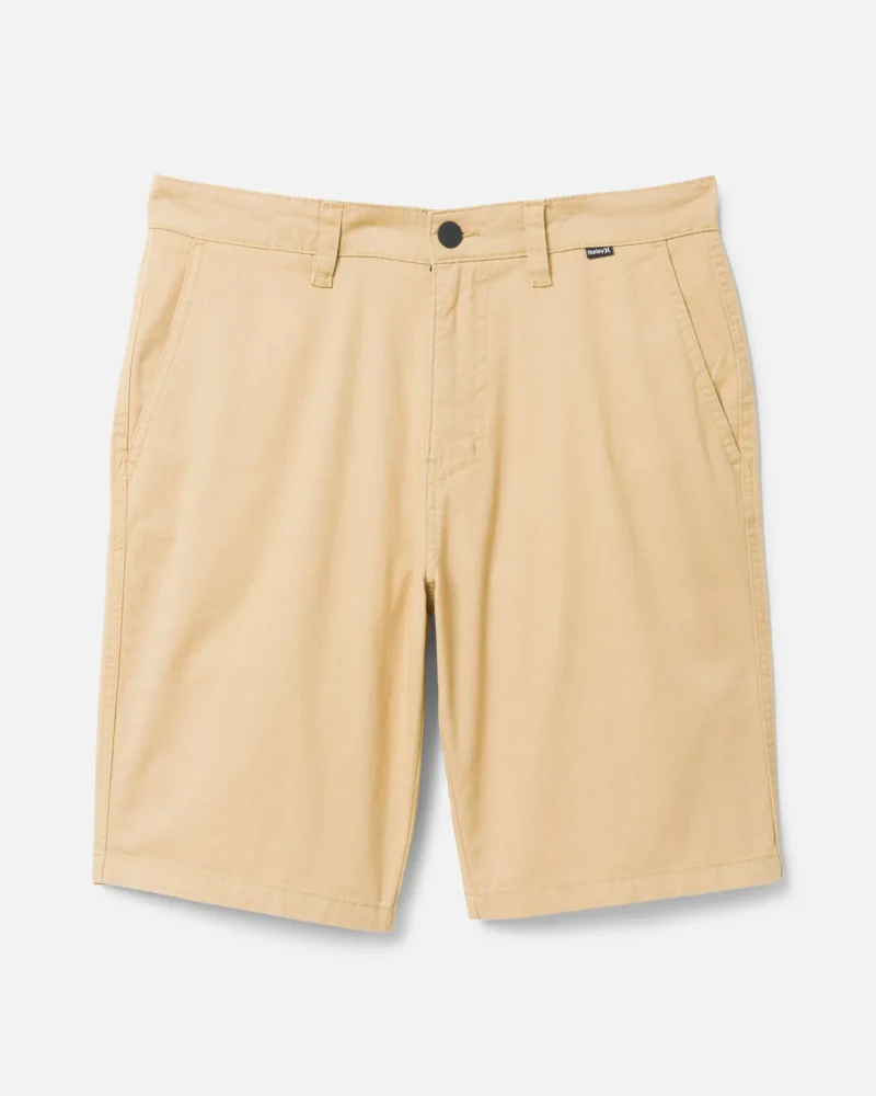 essential cotton twill walking shorts