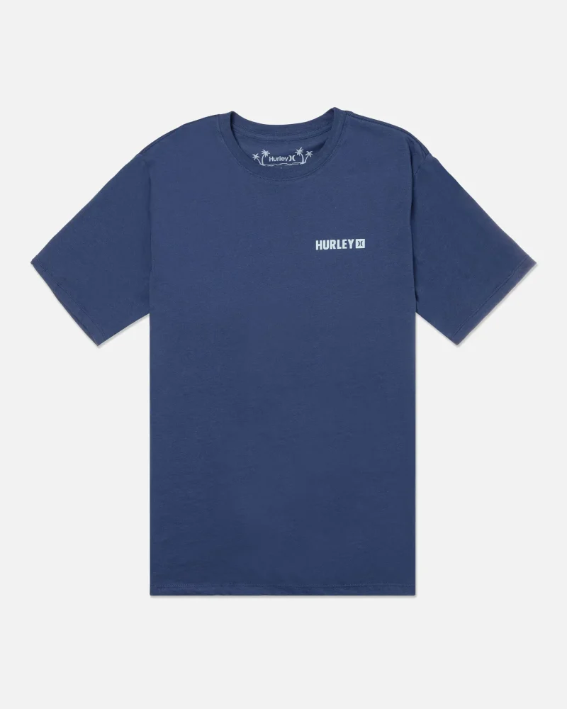 gradient circle graphic short sleeve tee