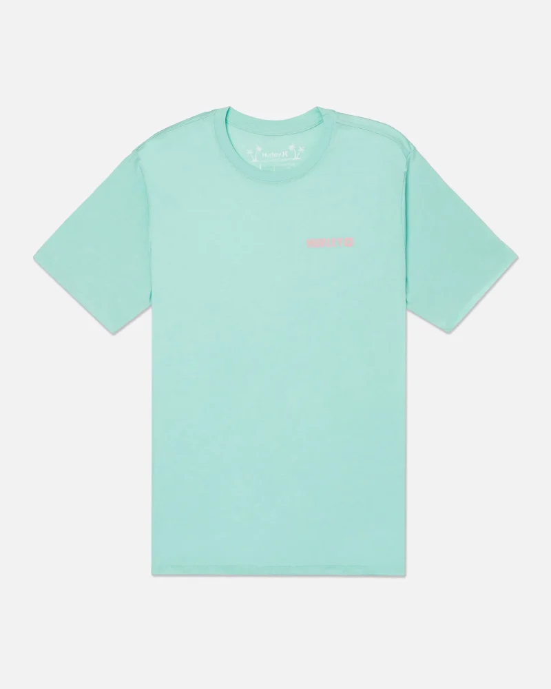 gradient circle short sleeve tee for everyday wear