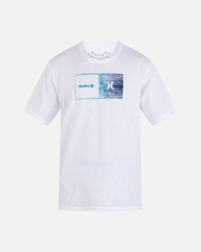 gradient halfer short sleeve tee for everyday wear