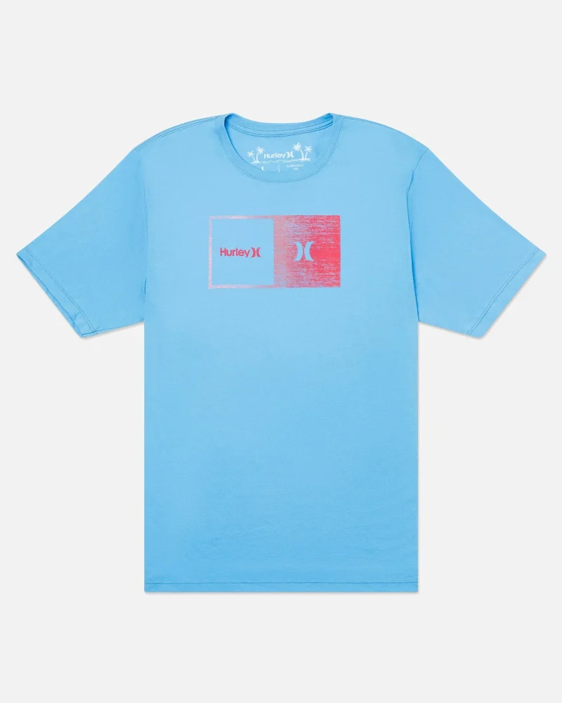 gradient short sleeve tee for everyday wear