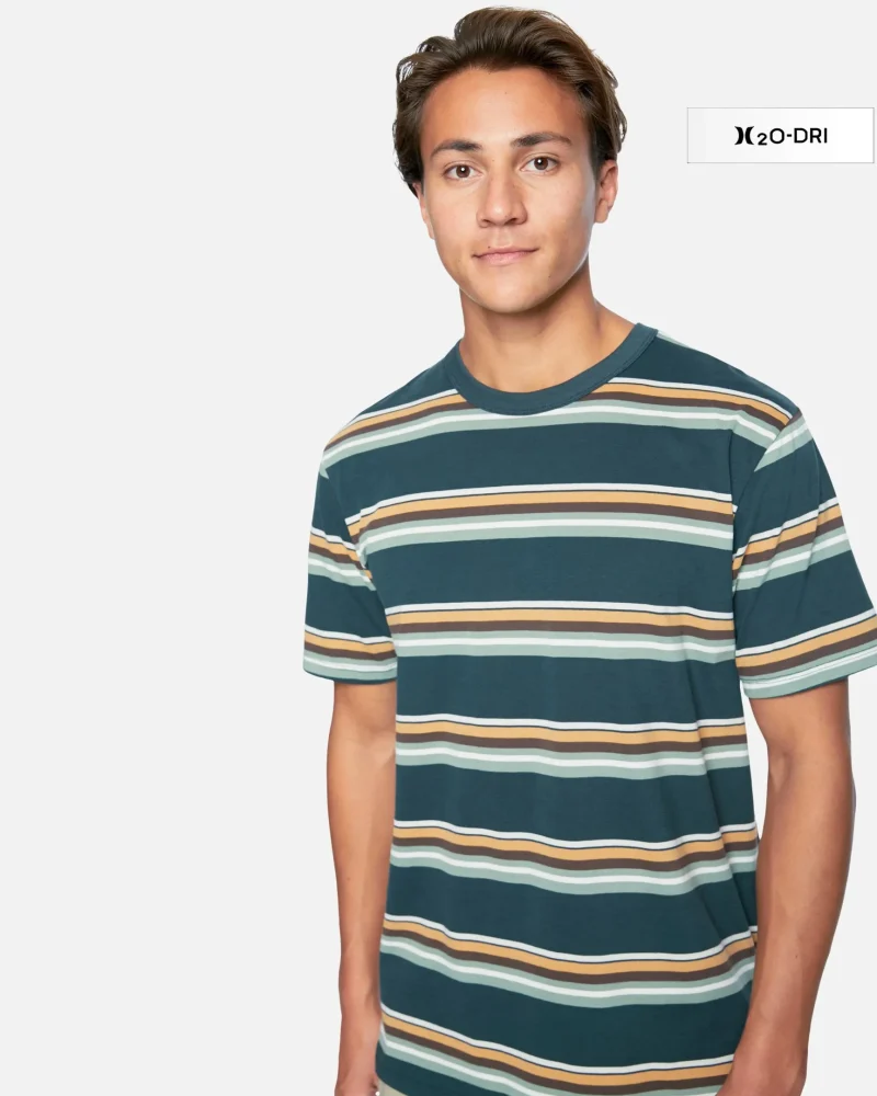 h2o dri harvey striped tee for men