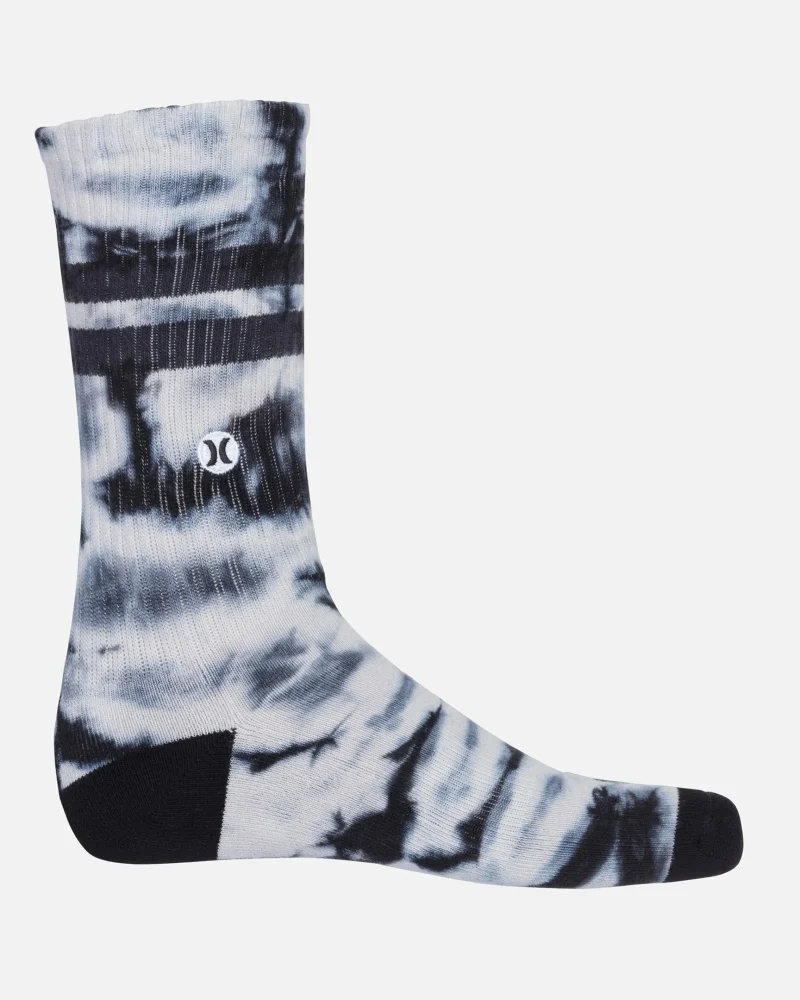 h2o dri tie dye crew socks 1 pack