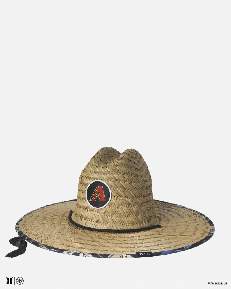 hurley 47 arizona diamondbacks swell straw hat