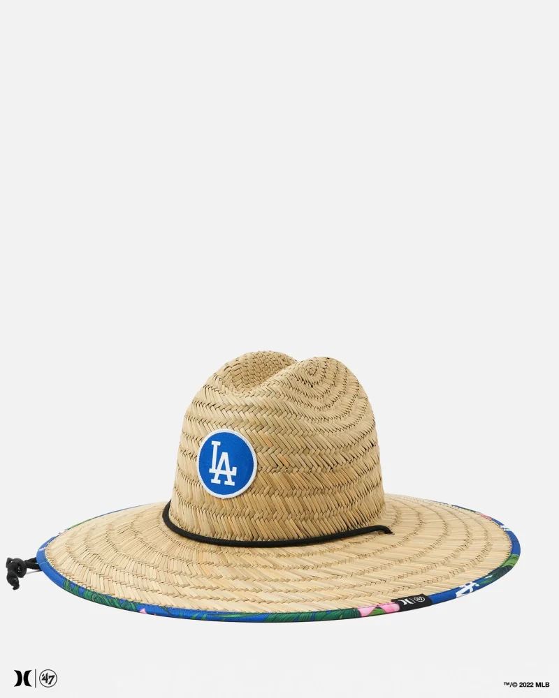 hurley 47 la dodgers swell straw hat