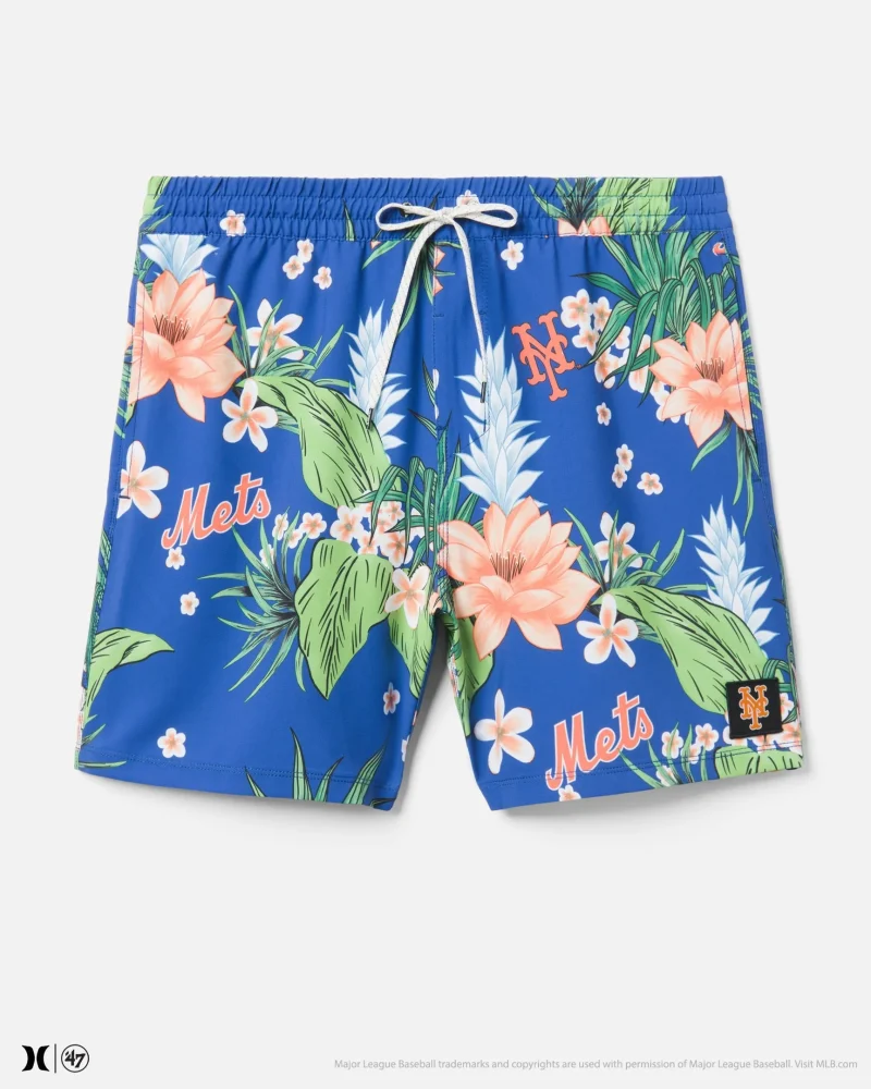 hurley 47 nyc cannonball tropics mets volley boardshorts