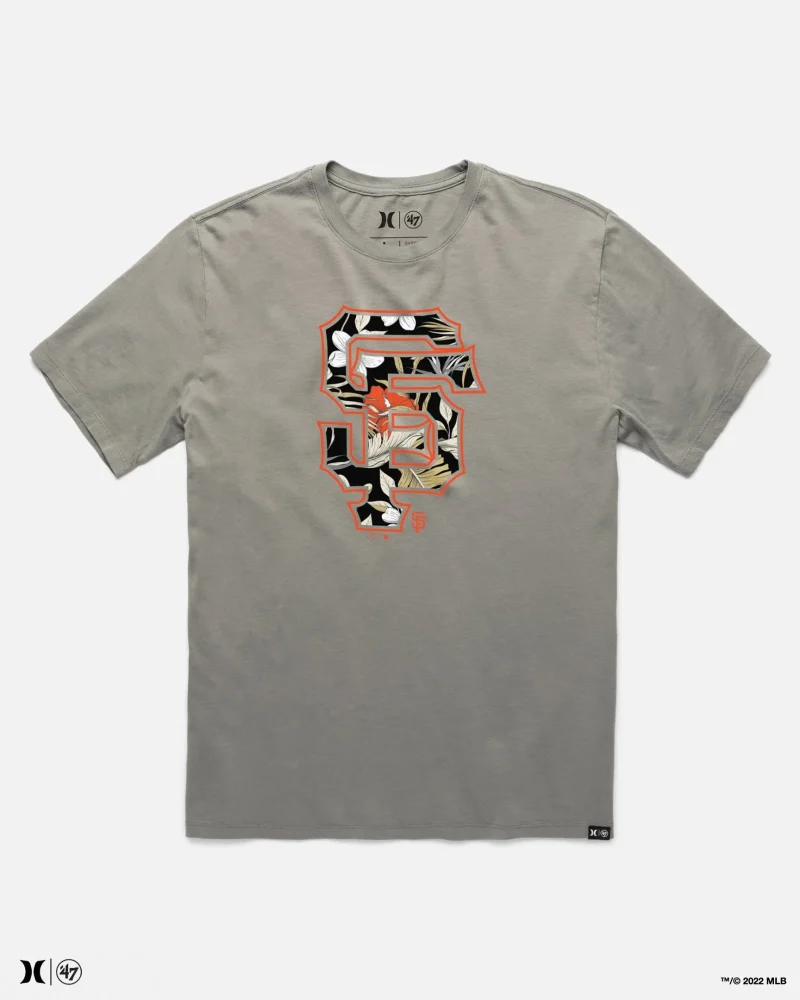 hurley 47 sf giants short sleeve t shirt