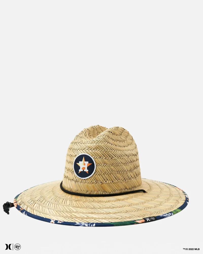 hurley astros swell straw hat 47 houston edition