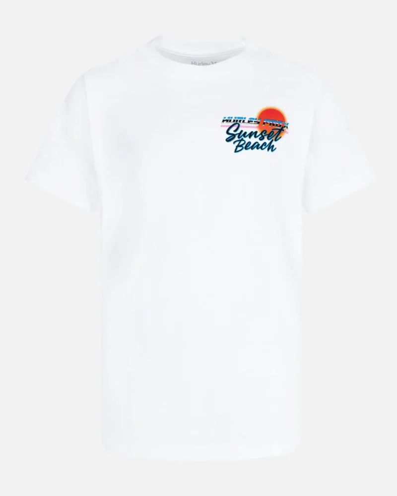 hurley boys sunset pro tee