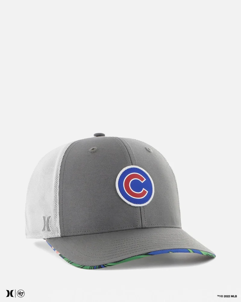 hurley chicago cubs trucker hat