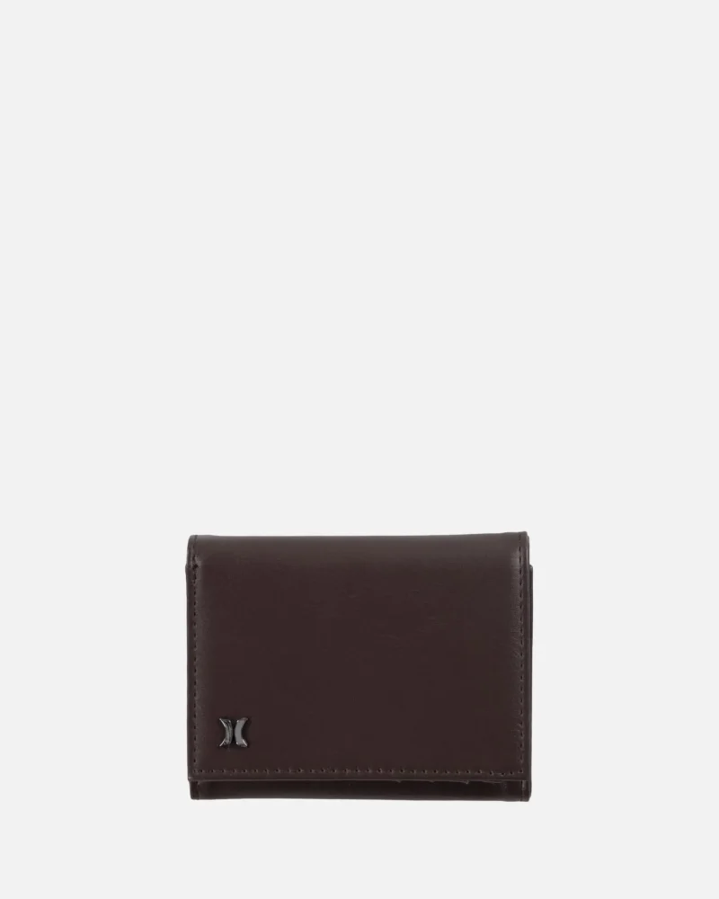 hurley icon trifold wallet