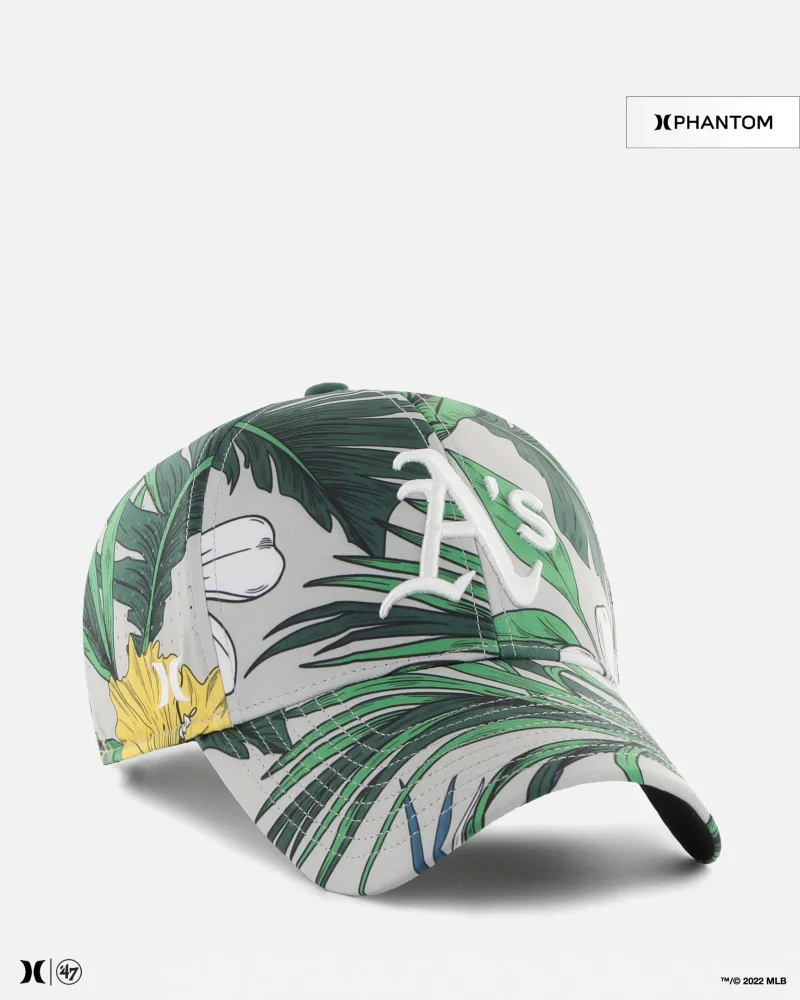 hurley oakland athletics phantom mvp hat