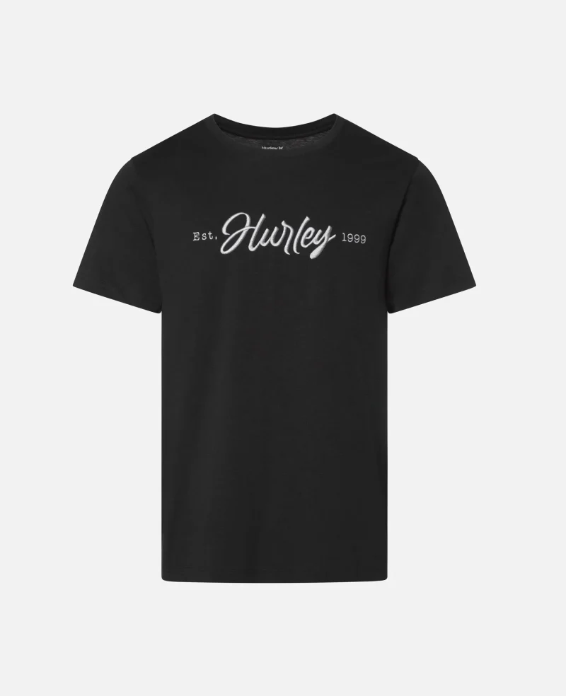 hurley script graphic tee short sleeve essentials