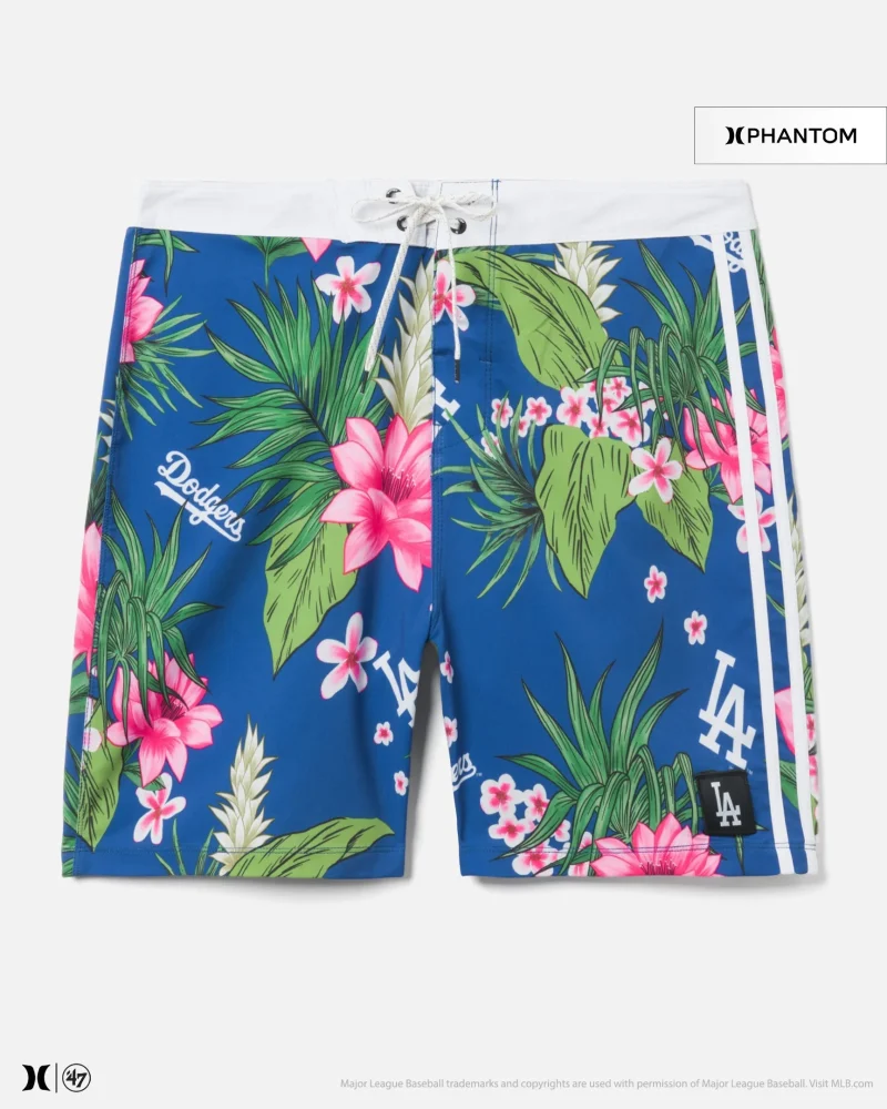 hurley x 47 dodgers phantom tropics boardshorts