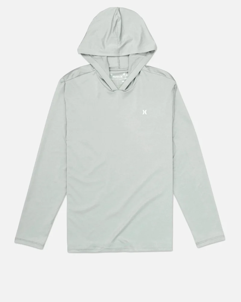 hybrid upf long sleeve hooded shirt