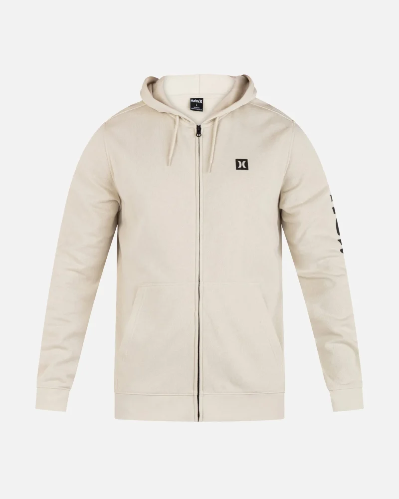 icon boxed fleece zip up jacket