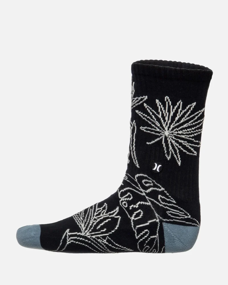 jacquard crew socks 1 pair