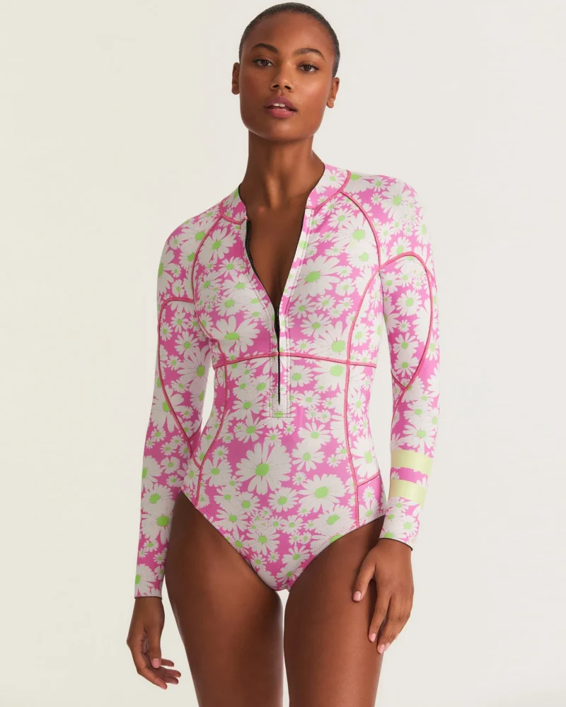 loveshackfancy x hurley women s printed 2 2mm springsuit