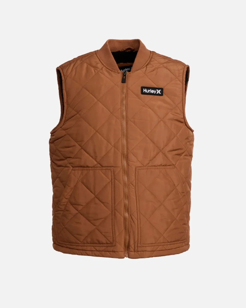 malone quilted puffer vest