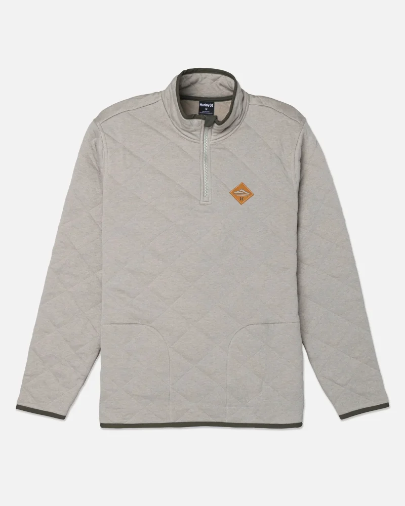 middleton quilted quarter zip jacket