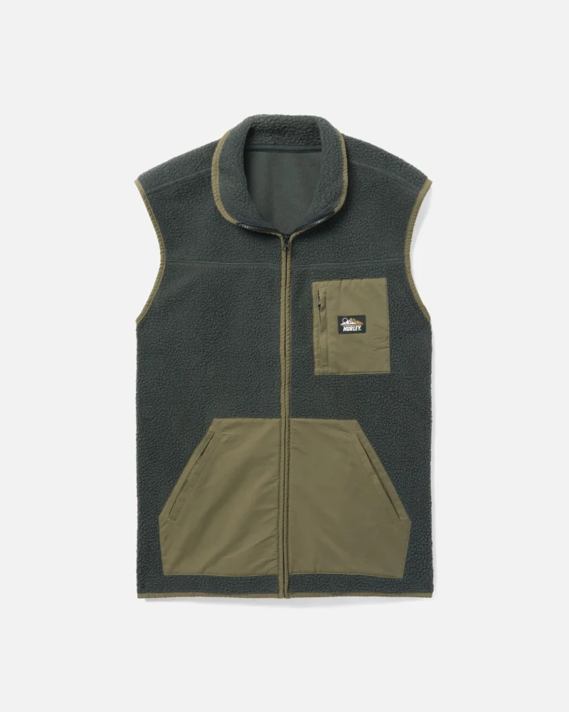 midland burrito zip up puffer vest