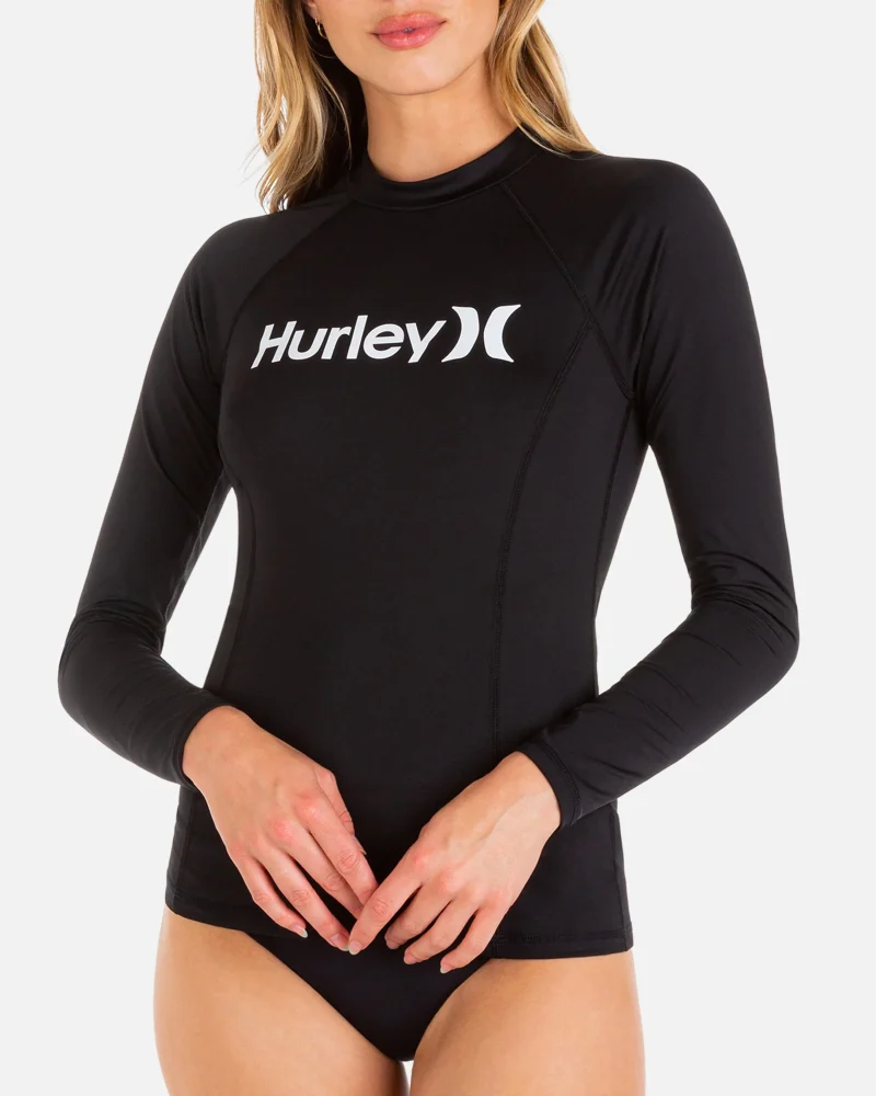 mock neck long sleeve rashguard one only scaled