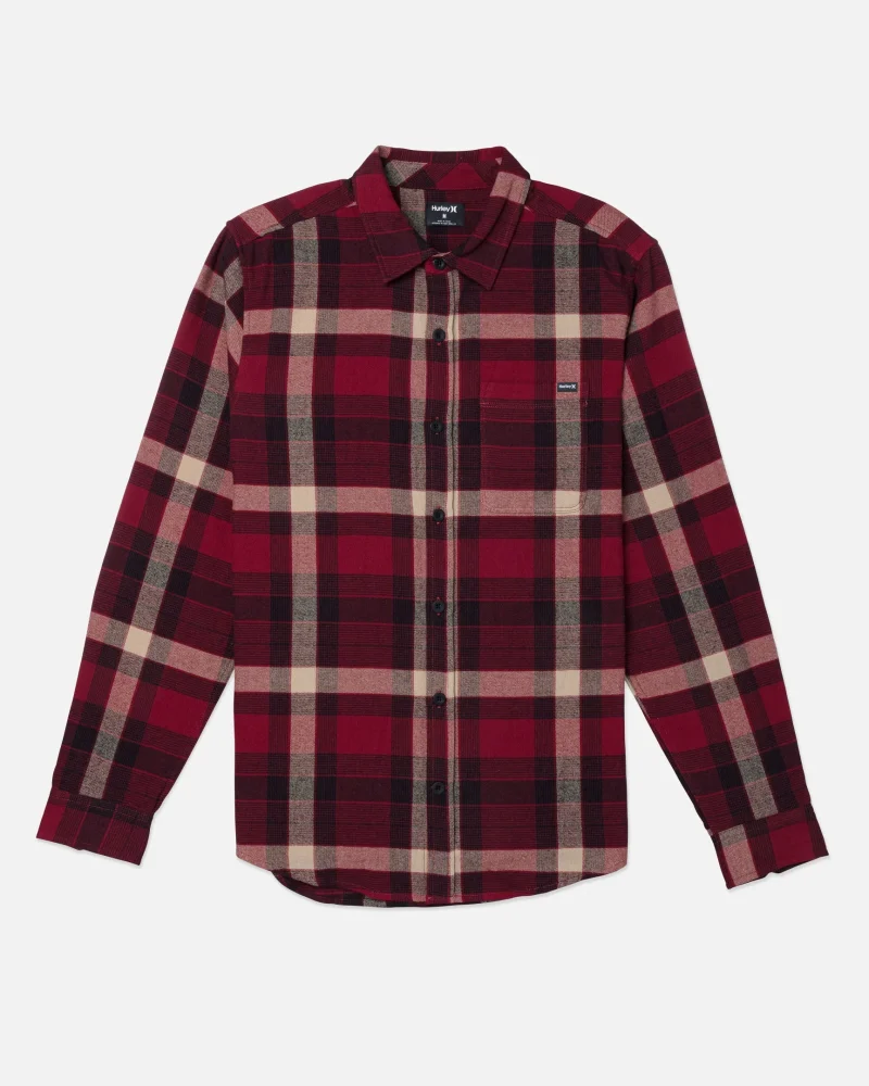 organic long sleeve flannel shirt portland 1