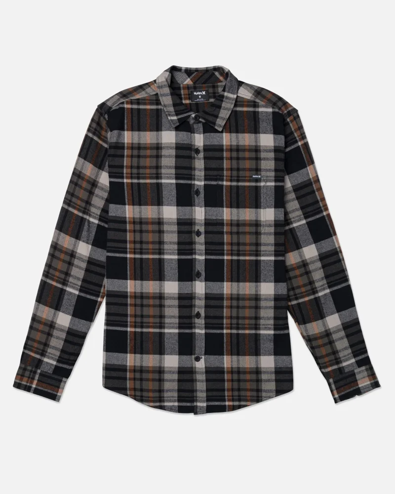 organic long sleeve flannel shirt portland