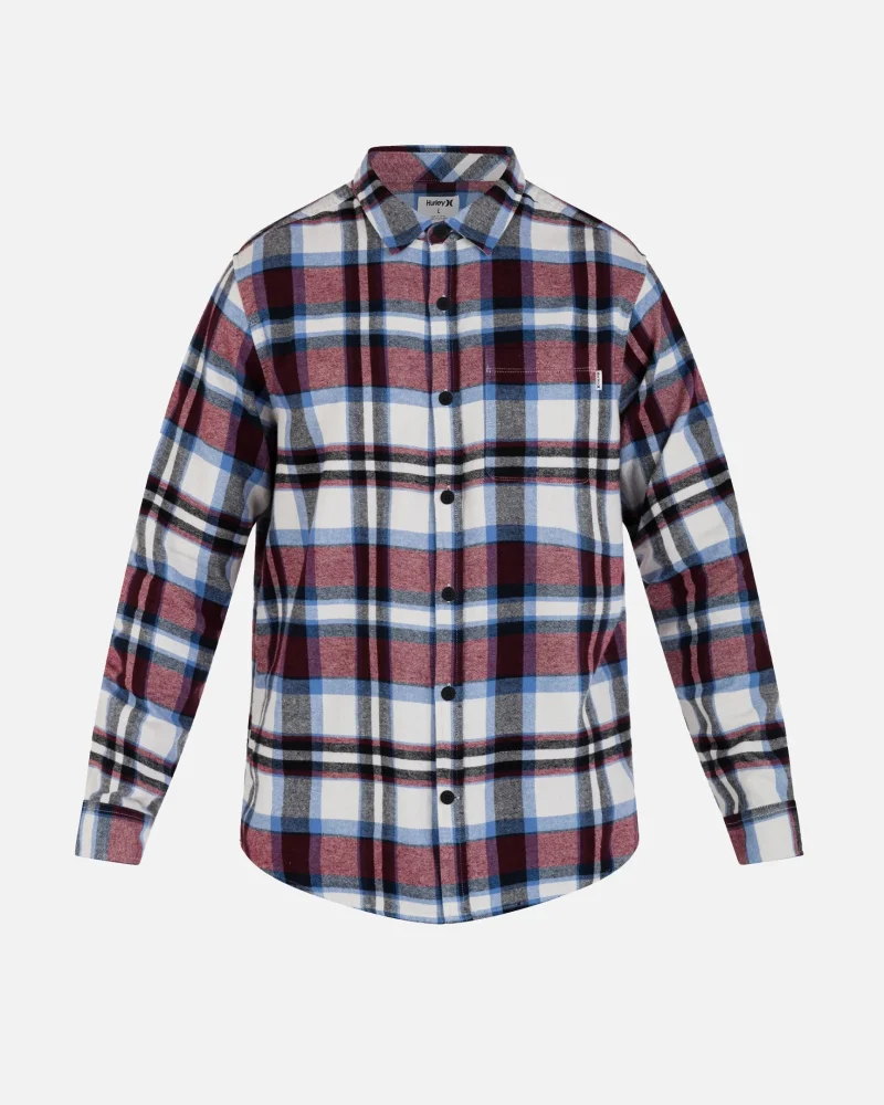 organic portland flannel long sleeve shirt