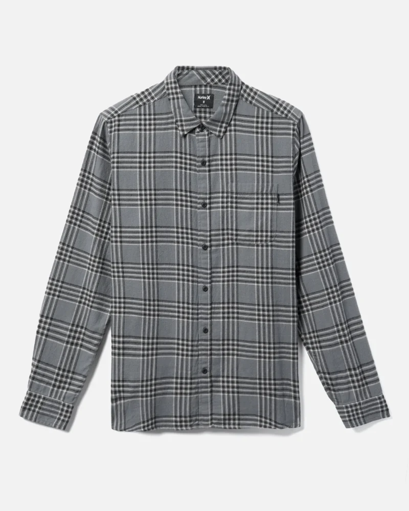 organic portland flannel shirt for men