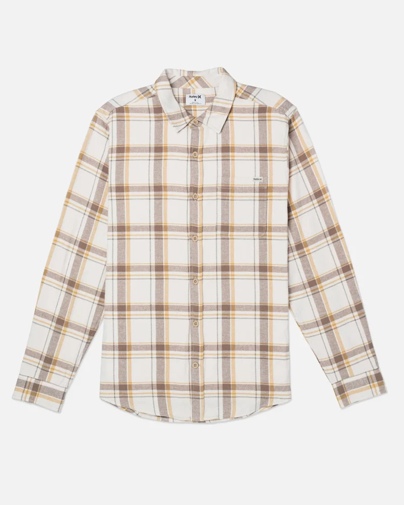 organic portland long sleeve flannel