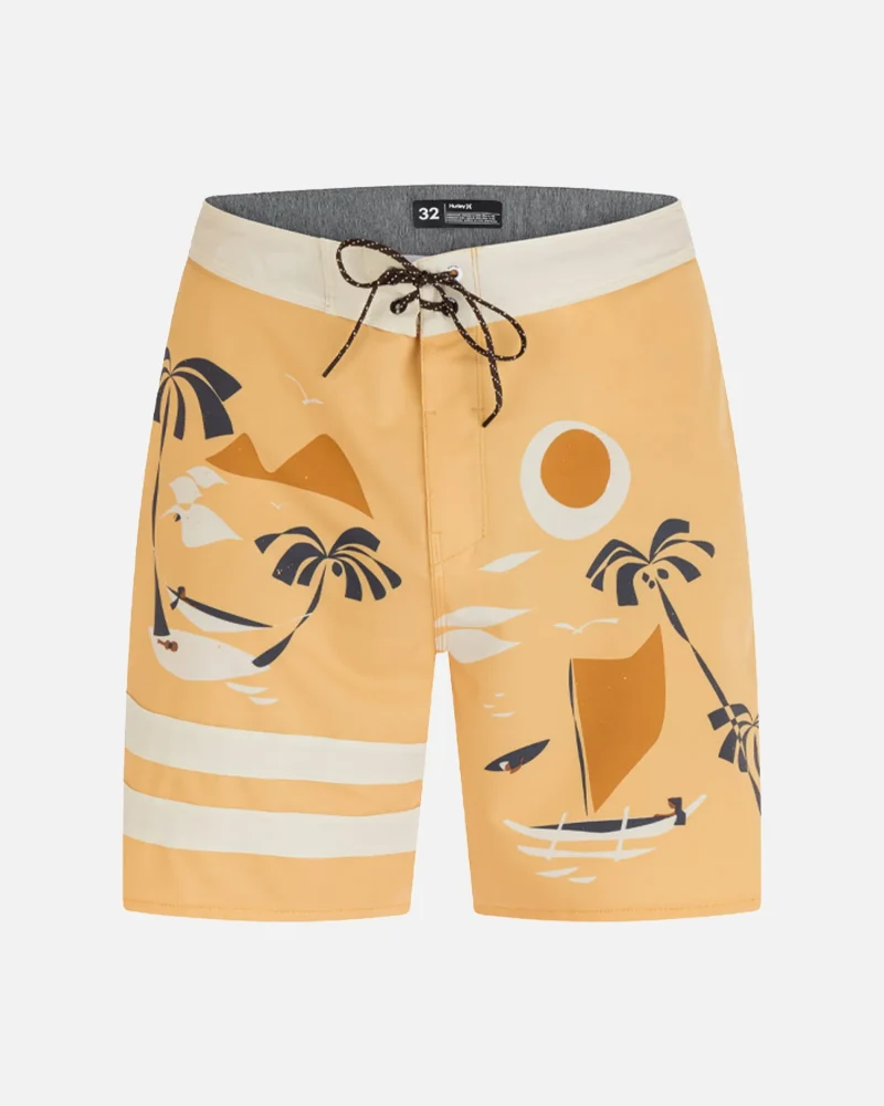 phantom eco block party 18 boardshorts by nick kuchar