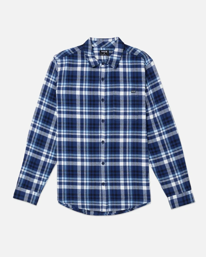 portland organic long sleeve flannel shirt 1