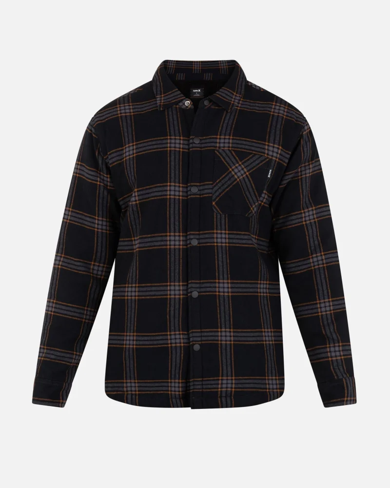 portland sherpa lined flannel jacket 2