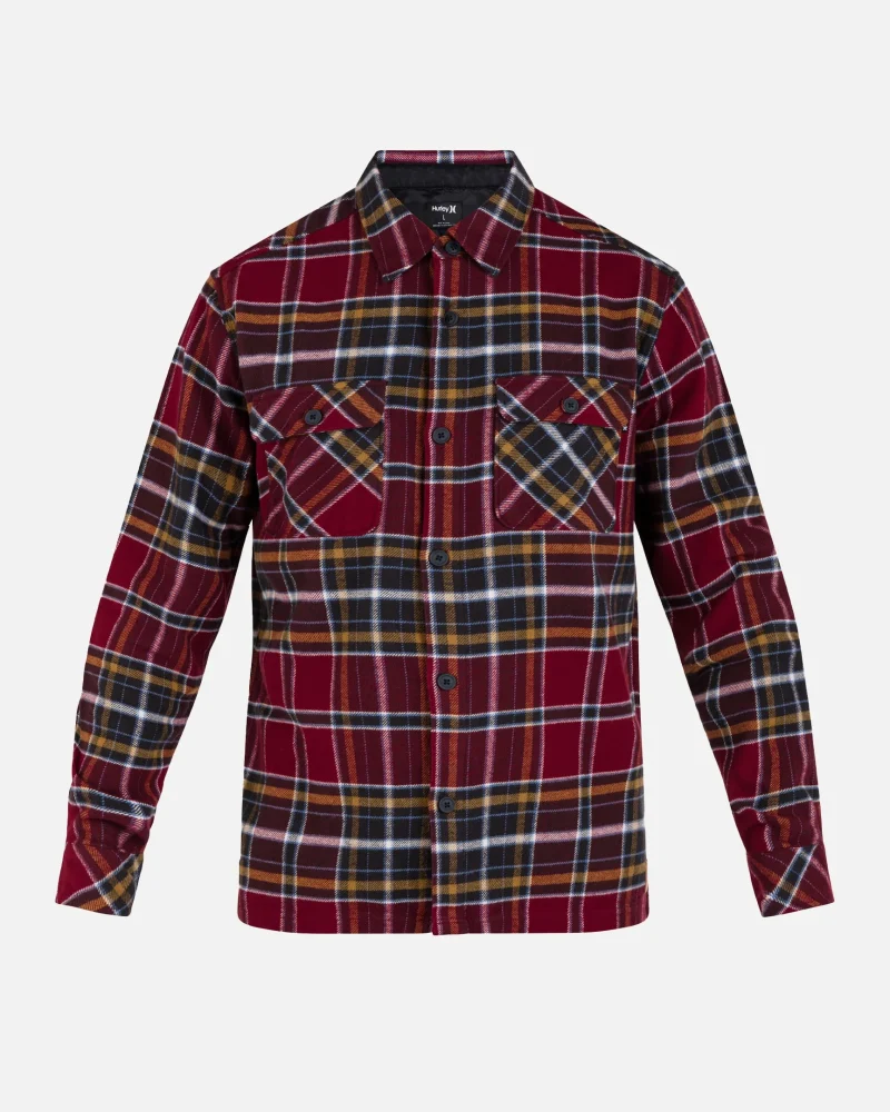 santa cruz long sleeve flannel shirt