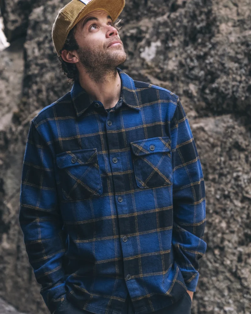 santa cruz long sleeve shoreline flannel