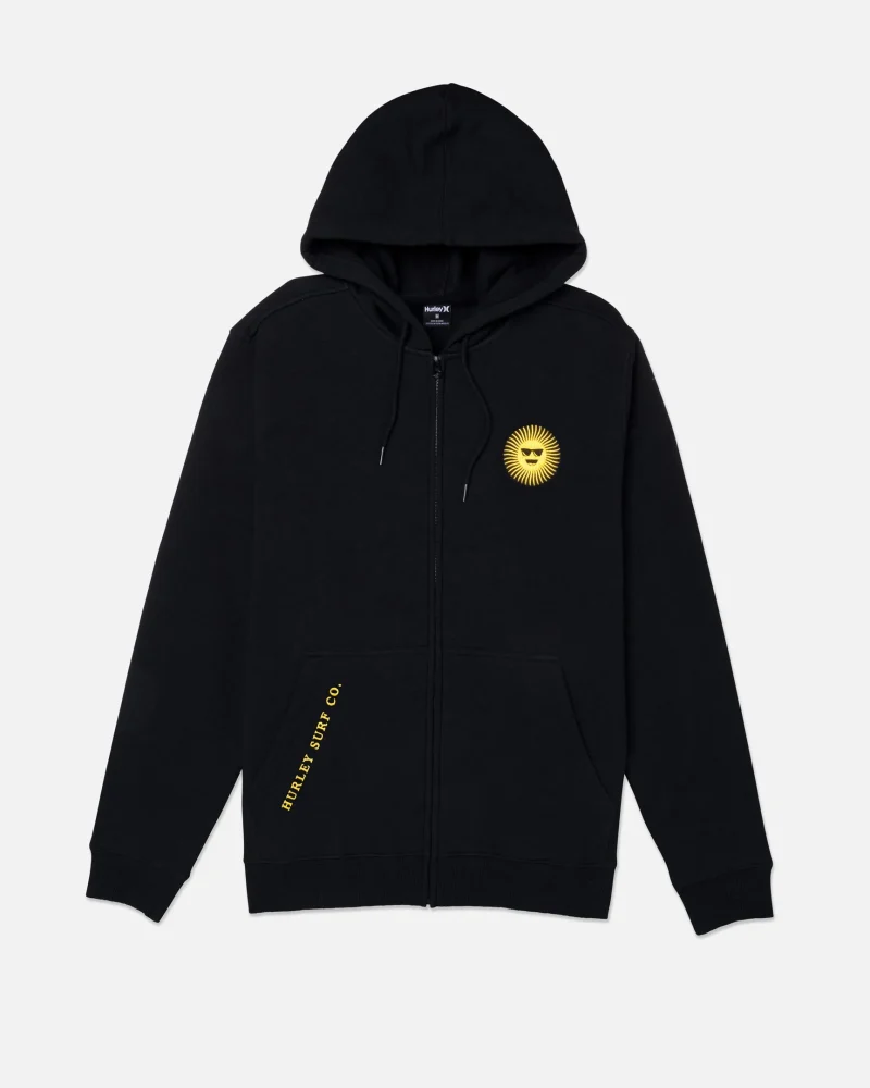 shady slub zip hoodie 1