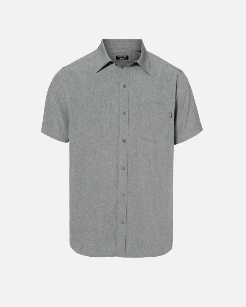 slub short sleeve woven shirt essentials