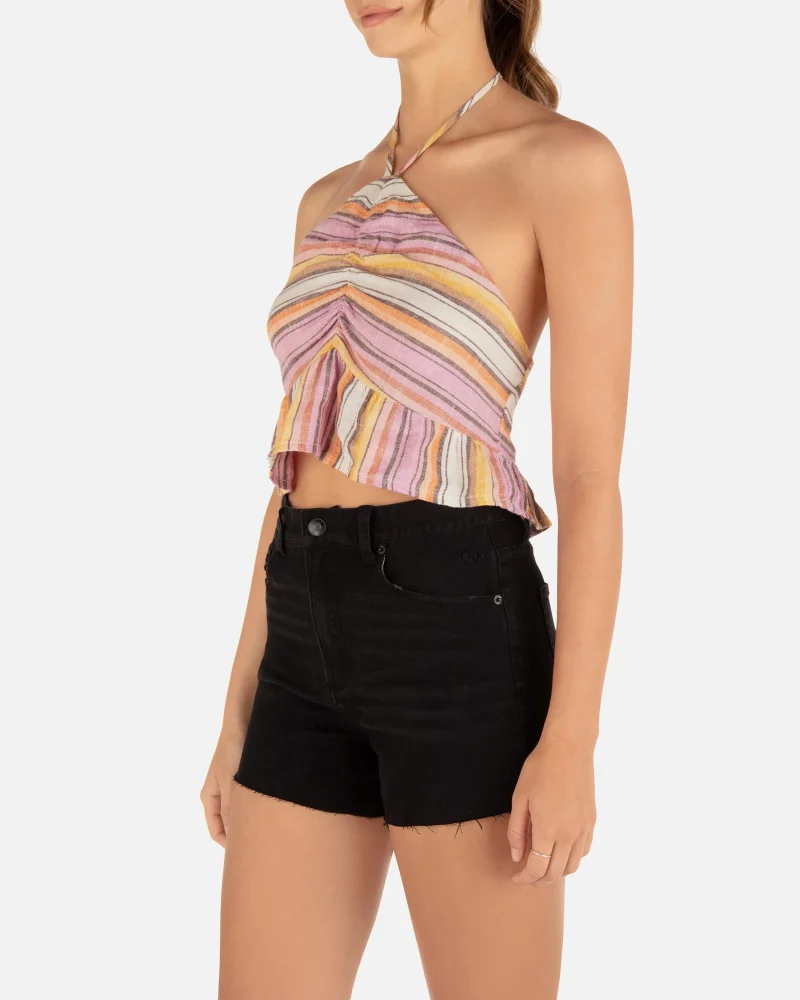 striped halter top sunset collection scaled