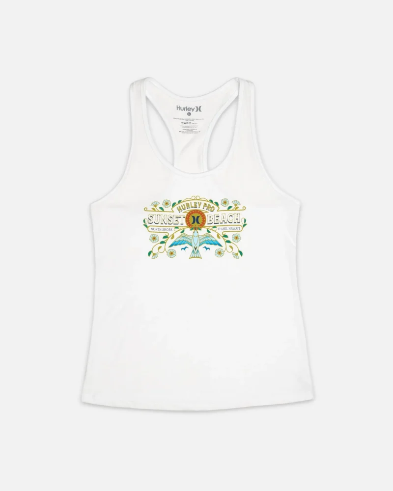 sunset pro racerback tank top