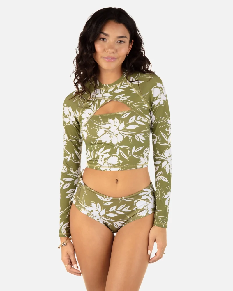 waimea valley long sleeve crop top rashguard scaled