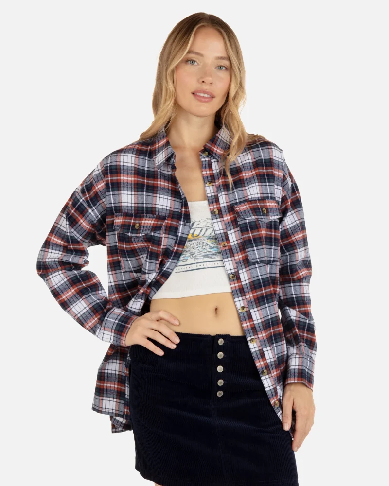 wilson boyfriend fit flannel shirt scaled