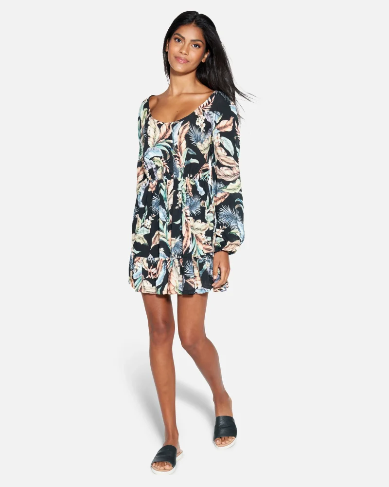 wispy leaves mini dress scaled